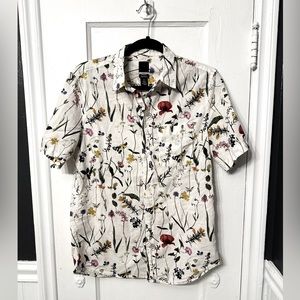 H&M Floral Button Down Regular Fit